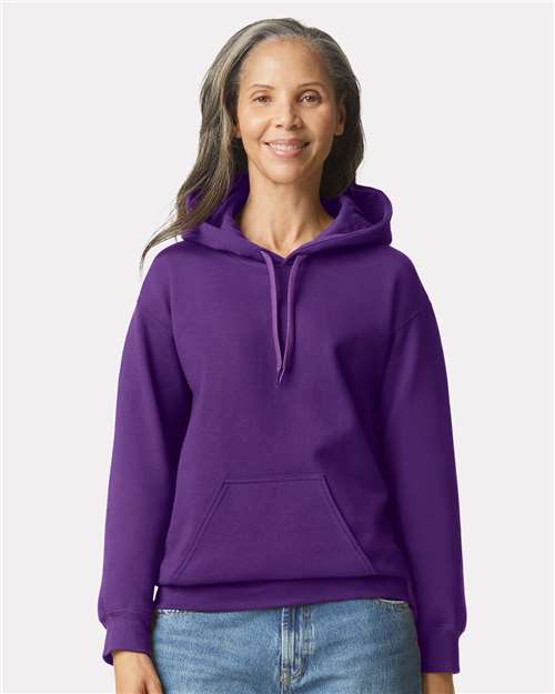 Gildan Unisex Softstyle® Midweight Hooded Sweatshirt - Gildan SF500 Purple S Sweatshirts