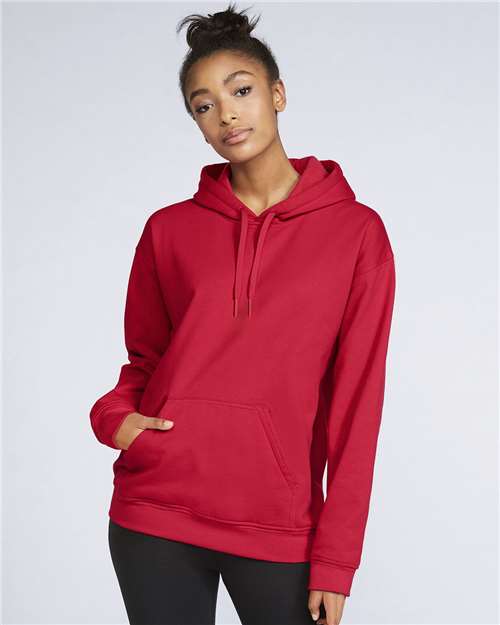 Gildan Unisex Softstyle® Midweight Hooded Sweatshirt - Gildan SF500 Red S Sweatshirts