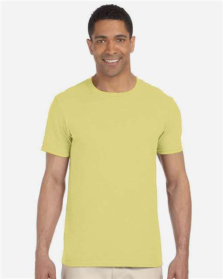 Gildan Unisex Softstyle® T-Shirt - Gildan 64000 Cornsilk S Short Sleeve T-Shirts