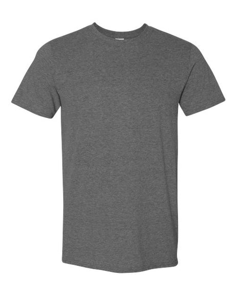 Gildan Unisex Softstyle® T-Shirt - Gildan 64000 Heather Dark Grey XS Short Sleeve T-Shirts