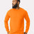 Gildan Unisex Ultra Cotton® Long Sleeve Pocket T-Shirt - Gildan 2410 Safety Orange S Short Sleeve T-Shirts