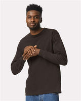 Gildan Unisex Ultra Cotton® Long Sleeve T-Shirt - Gildan 2400 Dark Chocolate S Long Sleeve T-Shirts