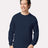 Gildan Unisex Ultra Cotton® Long Sleeve T-Shirt - Gildan 2400 Navy S Long Sleeve T-Shirts