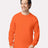 Gildan Unisex Ultra Cotton® Long Sleeve T-Shirt - Gildan 2400 Orange S Long Sleeve T-Shirts