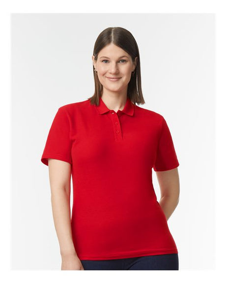 Gildan Women's Softstyle® Pique Polo - Gildan 64800L Red S