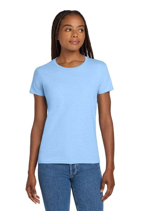Gildan ® Women's Ultra Cotton ® 100% US Cotton T-Shirt. 2000L - Gildan 2000L Light Blue S Short Sleeve T-Shirts