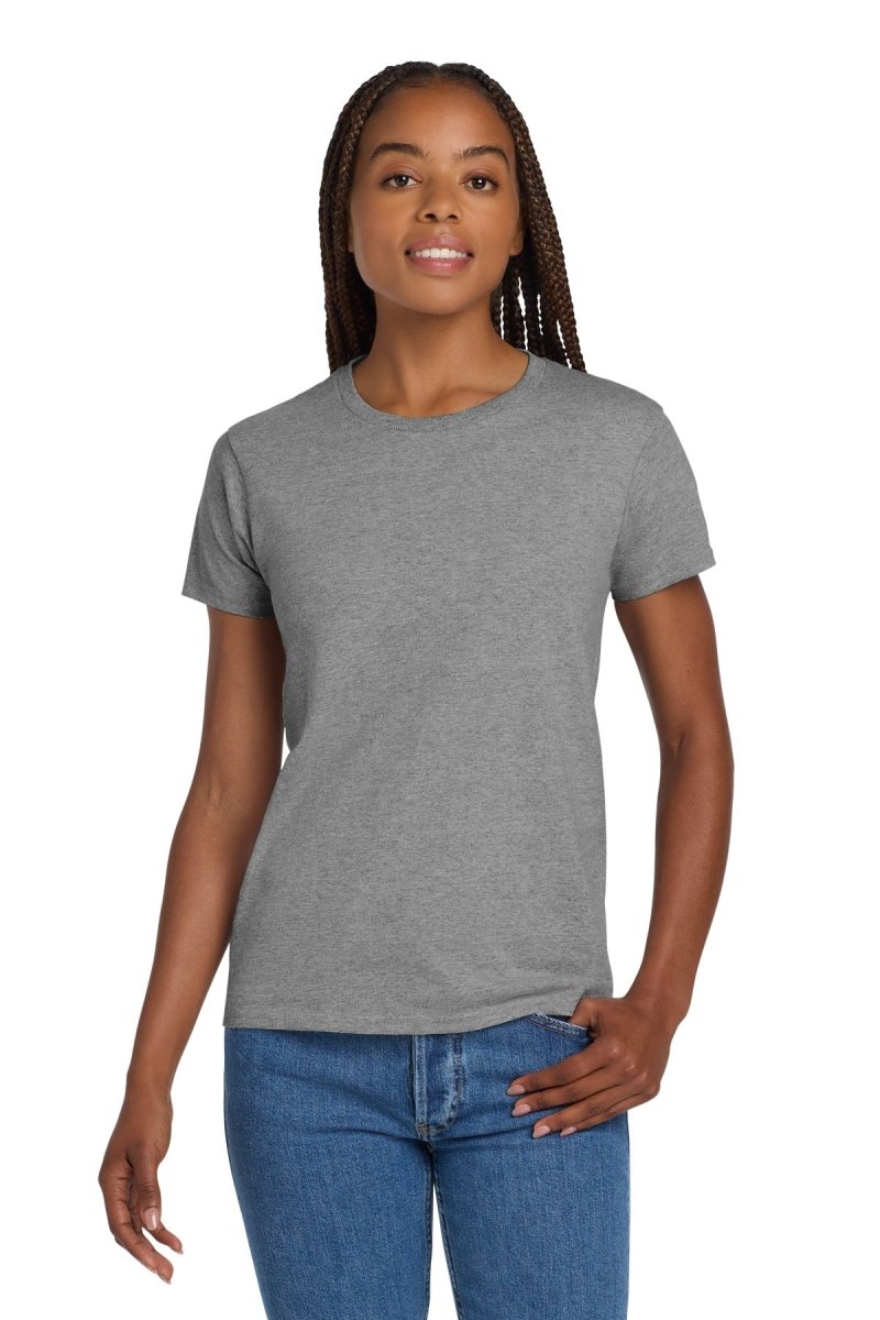 Gildan ® Women's Ultra Cotton ® 100% US Cotton T-Shirt. 2000L - Gildan 2000L Sport Grey S Short Sleeve T-Shirts
