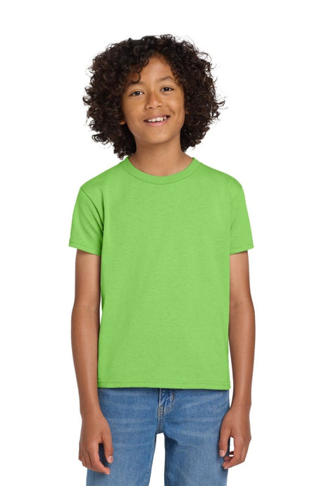 Gildan ® Youth DryBlend ® 50 Cotton/50 Poly T-Shirt. 8000B - Gildan 8000B Lime XS Short Sleeve T-Shirts