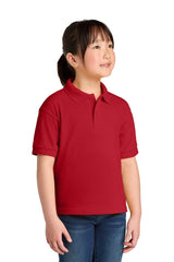 Gildan ® Youth DryBlend ® 6 - Ounce Jersey Knit Sport Shirt. 8800B - Gildan 8800B Red S Polos/Knits