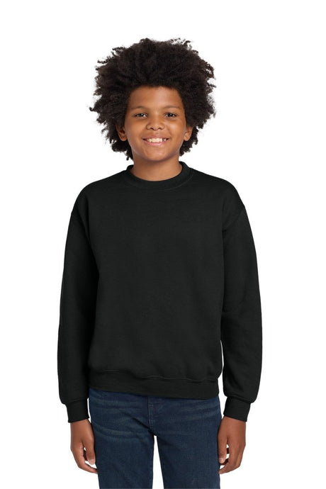 Gildan ® Youth Heavy Blend™ Crewneck Sweatshirt. 18000B - Gildan 18000B Black XS Crewneck Sweatshirts