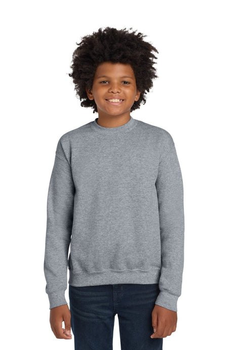 Gildan ® Youth Heavy Blend™ Crewneck Sweatshirt. 18000B - Gildan 18000B Sport Grey XS Crewneck Sweatshirts