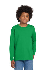 Gildan ® Youth Heavy Cotton ™ 100% Cotton Long Sleeve T-Shirt. 5400B - Gildan 5400B Irish Green XS Long Sleeve T-Shirts