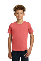 Gildan ® - Youth Heavy Cotton ™ 100% Cotton T-Shirt. 5000B - Gildan 5000B Coral Silk XS Short Sleeve T-Shirts