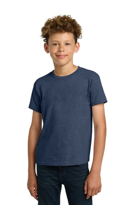 Gildan ® - Youth Heavy Cotton ™ 100% Cotton T-Shirt. 5000B - Gildan 5000B Heather Navy XS Short Sleeve T-Shirts
