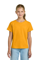 Gildan ® Youth Light Cotton Tee 3000B - Gildan 3000B Gold S Short Sleeve T-Shirts