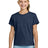 Gildan ® Youth Light Cotton Tee 3000B - Gildan 3000B Heather Navy XS Short Sleeve T-Shirts
