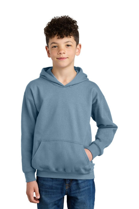 Gildan ® Youth Softstyle ® Midweight Fleece Hoodie SF500B - Gildan SF500B Stone Blue XS Sweatshirts/Fleece
