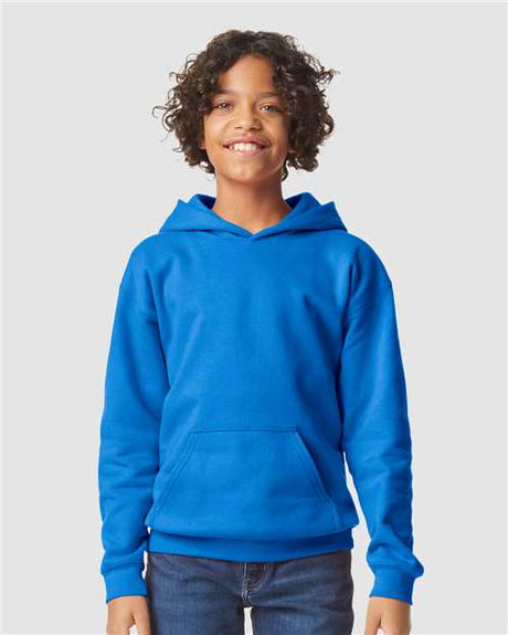 Gildan Youth Softstyle® Midweight Hooded Sweatshirt - Gildan SF500B Royal XS Sweatshirts