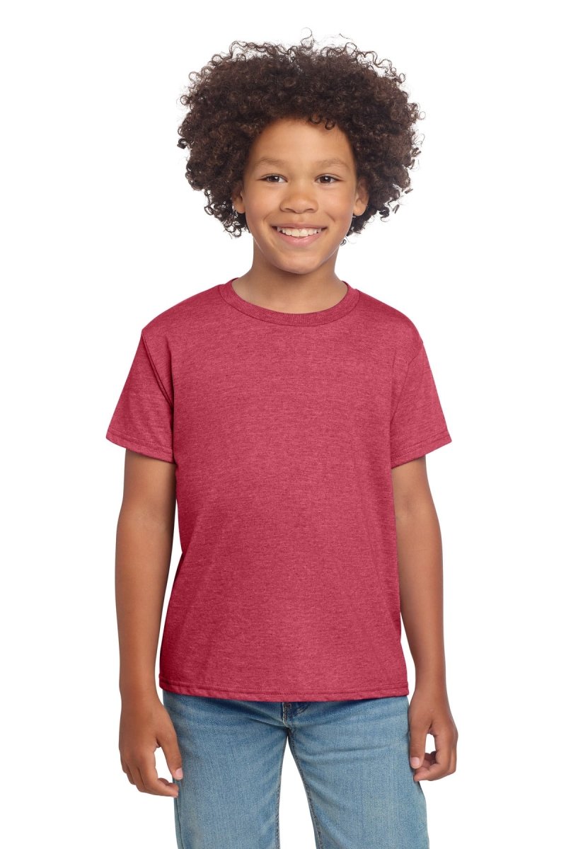 Gildan Youth Softstyle ® T-Shirt 64000B - Gildan 64000B Heather Red XS Short Sleeve T-Shirts