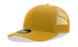 Decky 6 Panel Mid Profile Structured Cotton Blend Trucker | Decky 6021