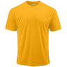 DRIEQUIP Men's Athletic All Sport Training Tee Shirts-Gold Activewear DRI-EQUIP Gold X-Small