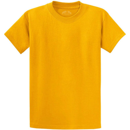 Joe's USA - Versatile 50/50 Cotton/Poly T-Shirts in 30 Vibrant Colors Joe's USA Men's Shirts - Gold