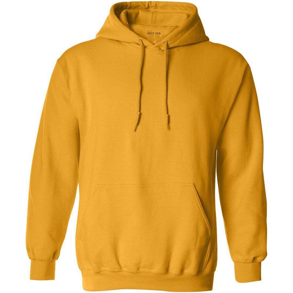 Wholesale Adult Hooded Sweatshirt - Gold Sweatshirts/Fleece Joe's USA Gold Small