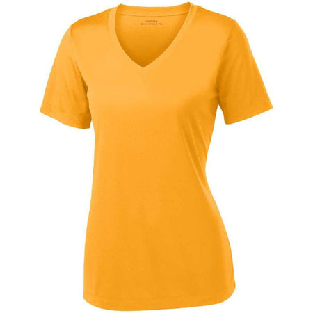 Women's Athletic All Sport V-Neck Tee Shirt in 15 Colors - Sizes XS-4XL DRI-EQUIP Womens Apparel