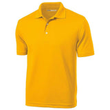 Mens Moisture Wicking Micropique Golf Polos - Gold DRI-EQUIP Gold Small