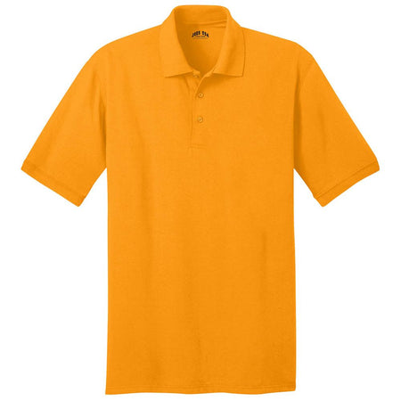 Men's 5.5-Ounce Jersey Knit Polo in Regular, Big & Tall Sizes Joe's USA Gold