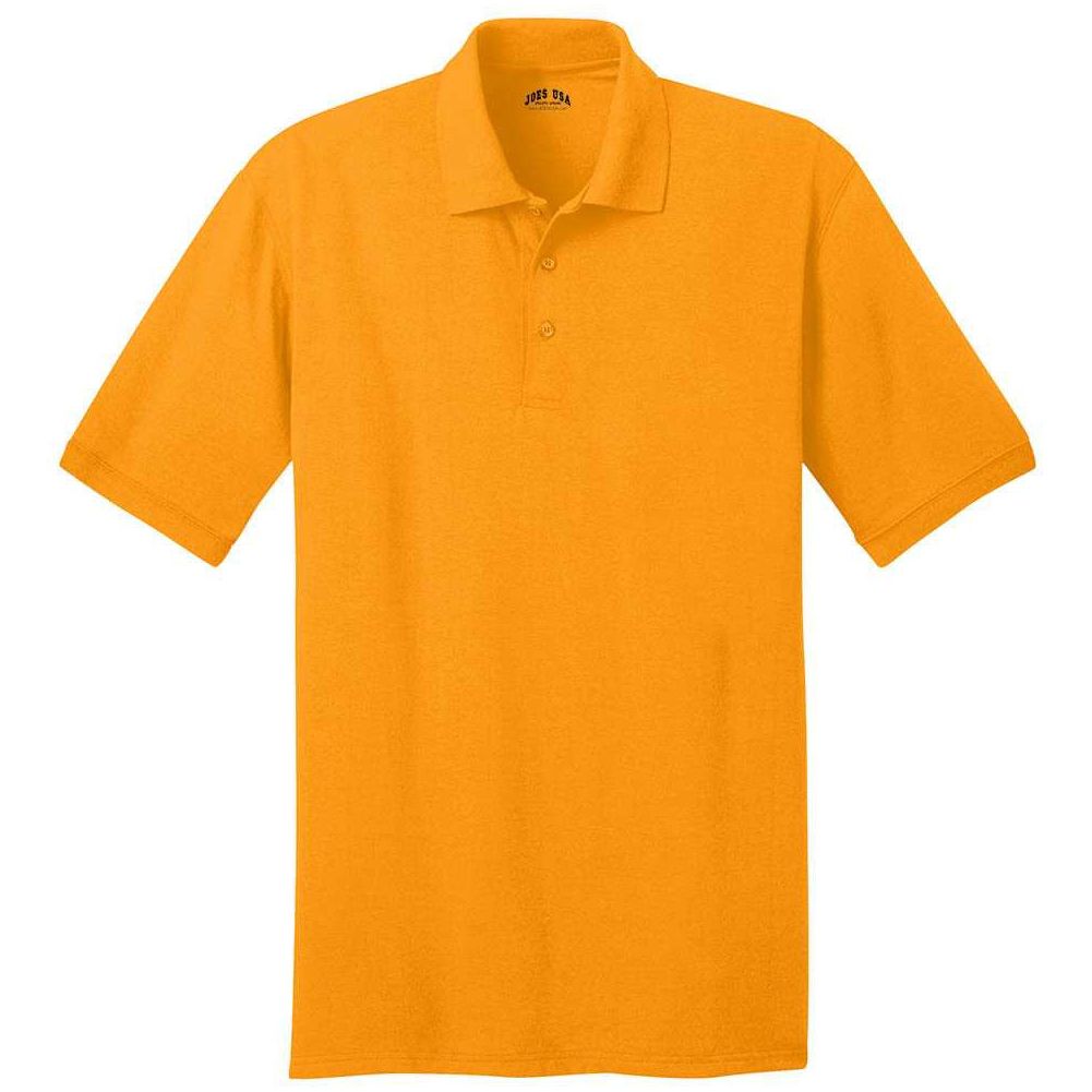 Men's Tall 5.5-Ounce Jersey Knit Polo Joe's USA Mens Apparel