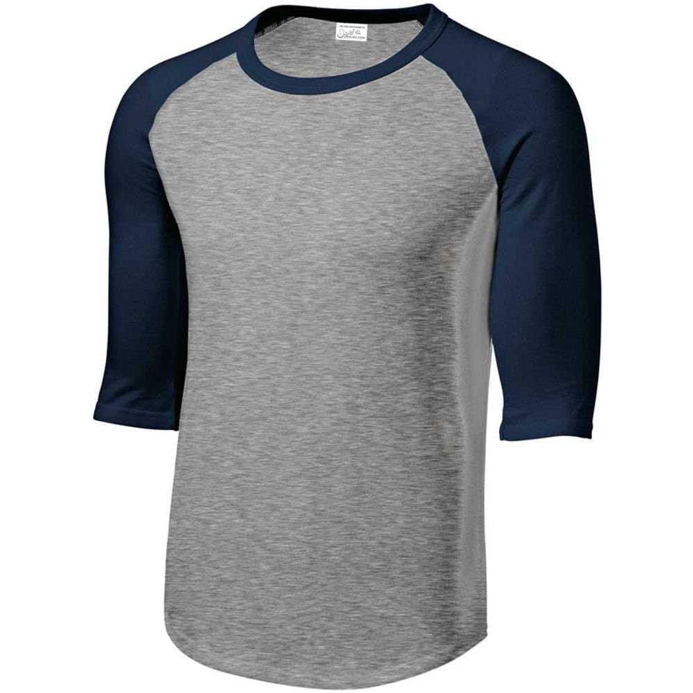 Mens 3/4 Sleeve Cotton Baseball Tee Shirts - Adult XS to 6X Joe's USA Mens Apparel