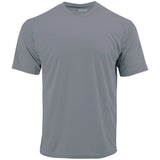 DRIEQUIP Men's Athletic All Sport Training Tee Shirts-GreyConcrete Activewear DRI-EQUIP Grey Concrete X-Small