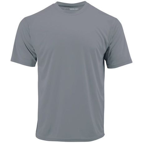 DRIEQUIP Men's Athletic All Sport Training Tee Shirts-GreyConcrete Activewear DRI-EQUIP Grey Concrete X-Small