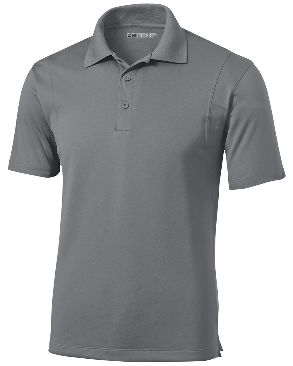 Men's Tall Micropique Polo Polos/Knits DRI-EQUIP Grey Concrete Large Tall