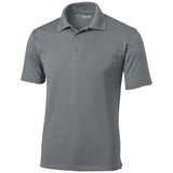 Men's Tall Micropique Polo Polos/Knits DRI-EQUIP Grey Concrete Large Tall
