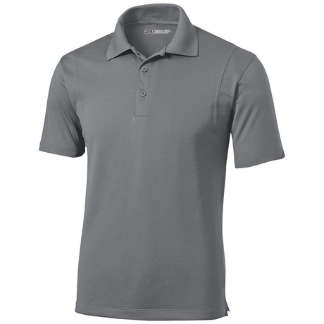 Men's Tall Micropique Polo Polos/Knits DRI-EQUIP Grey Concrete Large Tall