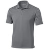 Men's Tall Micropique Polo Polos/Knits DRI-EQUIP Grey Concrete Large Tall