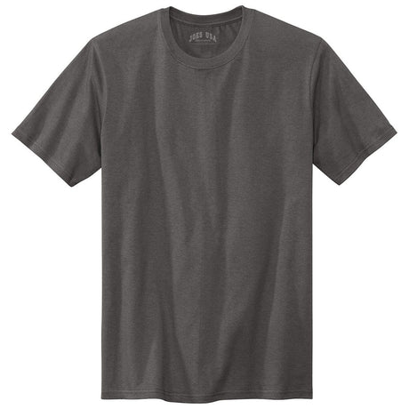 Joe's USA Men's 6.0 oz USA Made Heavyweight T Shirt Joe's USA Grey Steel Small
