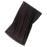 Grommeted Golf Towel Black Classic Towels