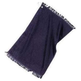 Grommeted Hand Towel Navy Classic Towels