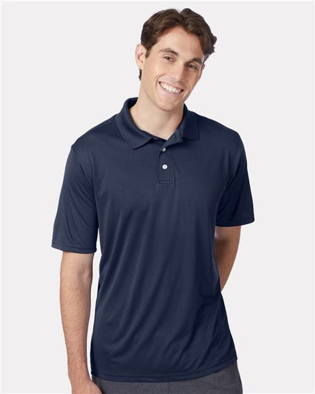 Hanes Men's Cool DRI® Polo - Hanes 4800 Deep Royal 3XL
