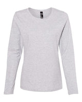 Hanes Women's Perfect - T Long Sleeve Scoopneck T-Shirt - Hanes S04LS Black 4XL Short Sleeve T-Shirts