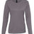 Hanes Women's Perfect - T Long Sleeve Scoopneck T-Shirt - Hanes S04LS Charcoal Heather S Short Sleeve T-Shirts