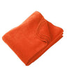 Harriton Fleece Blanket - Harriton M999 Orange One Size