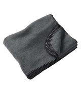 Harriton Fleece Blanket - Harriton M999 Orange One Size