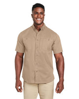Harriton Men's Advantage IL Short Sleeve Work Shirt - Harriton M585 Black S
