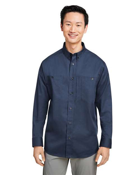 Harriton Men's Advantage IL Workshirt - Harriton M585L Dark Navy S