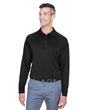 Harriton Men's Advantage Long Sleeve Tactical Polo - Harriton M211L Black XS