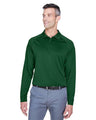 Harriton Men's Advantage Long Sleeve Tactical Polo - Harriton M211L Dark Green XS